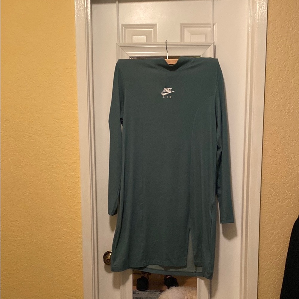 Nike Air Teal Long Sleeve Dress